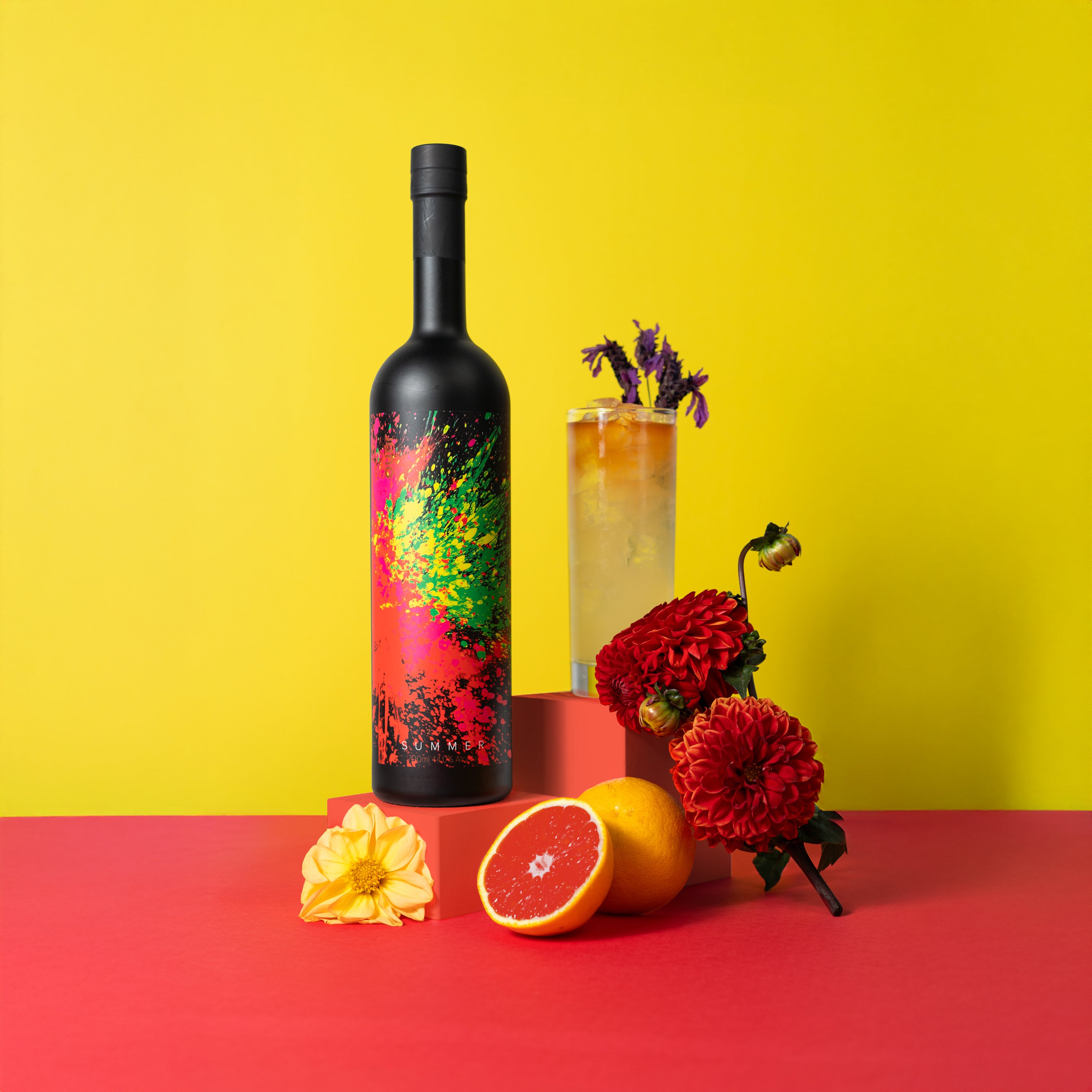 A lifestyle photograph of Summer 2025 Seasonal Gin 700ml