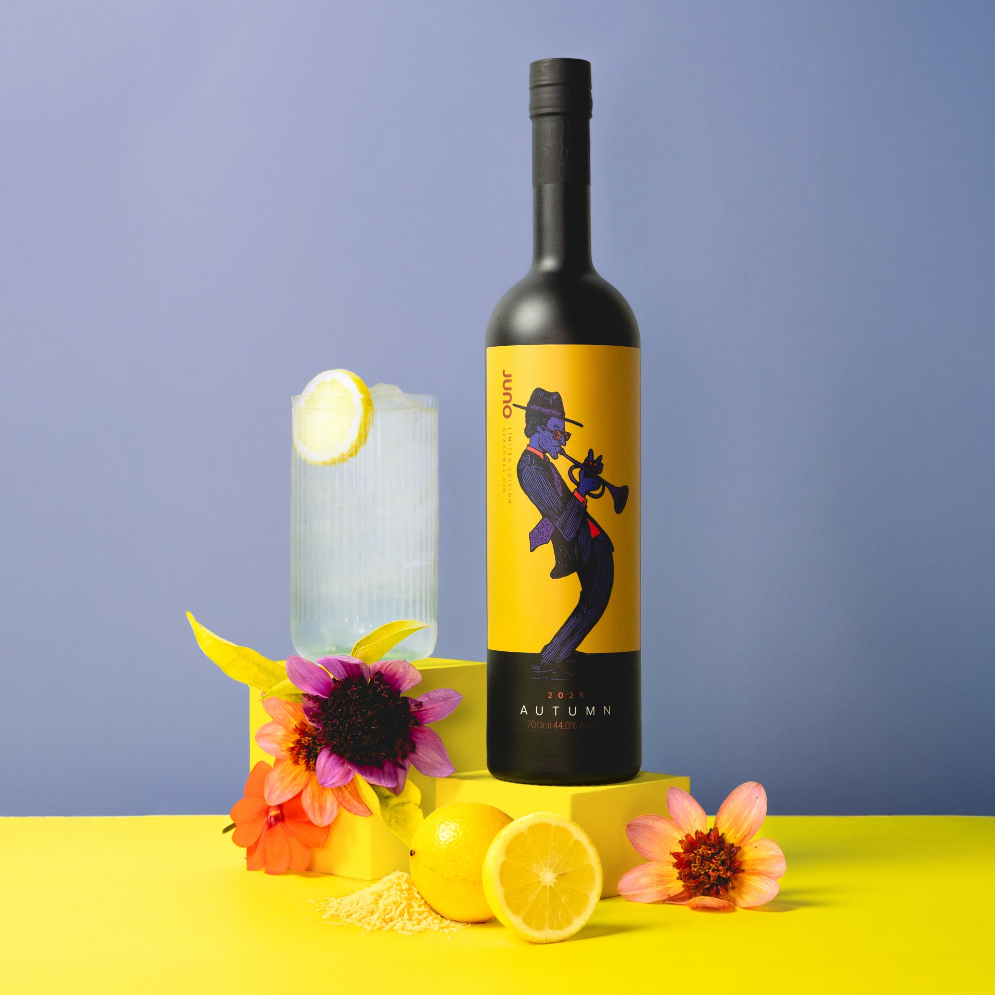 A lifestyle photograph of Autumn 2025 Seasonal Gin 700ml