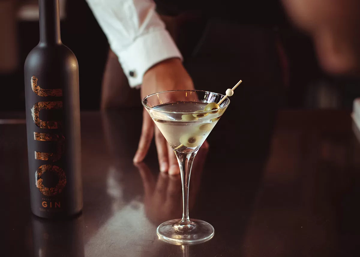 A lifestyle photograph of Juno Extra Fine Gin 700ml
