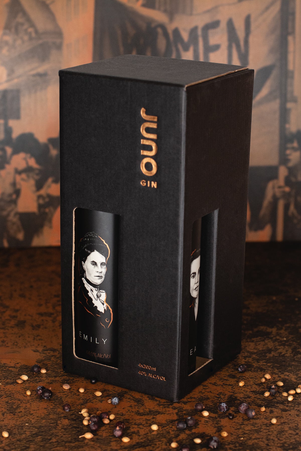 A lifestyle photograph of The Trailblazers Gin Pack