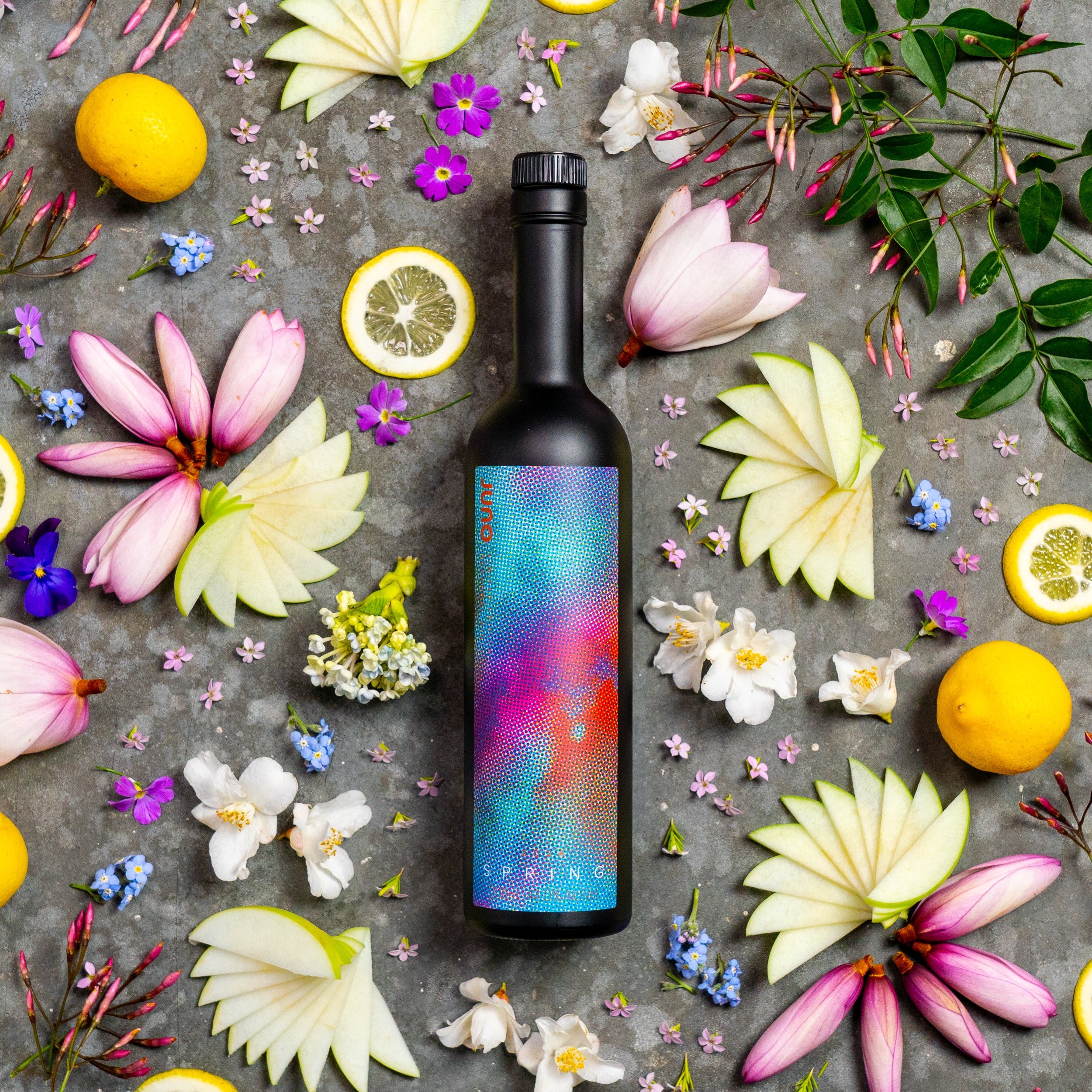 A lifestyle photograph of Spring 2024 Seasonal Gin 700ml