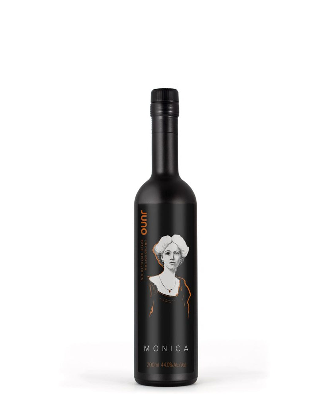 Juno Spirits Monica Gin 200ml handcrafted New Zealand gin with lemongrass and lemon verbena botanicals.