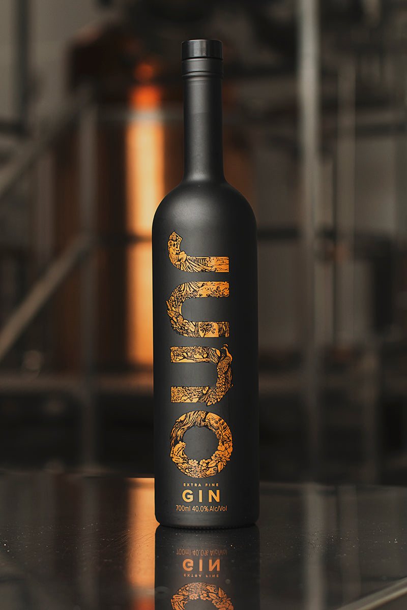 A lifestyle photograph of Juno Extra Fine Gin 700ml