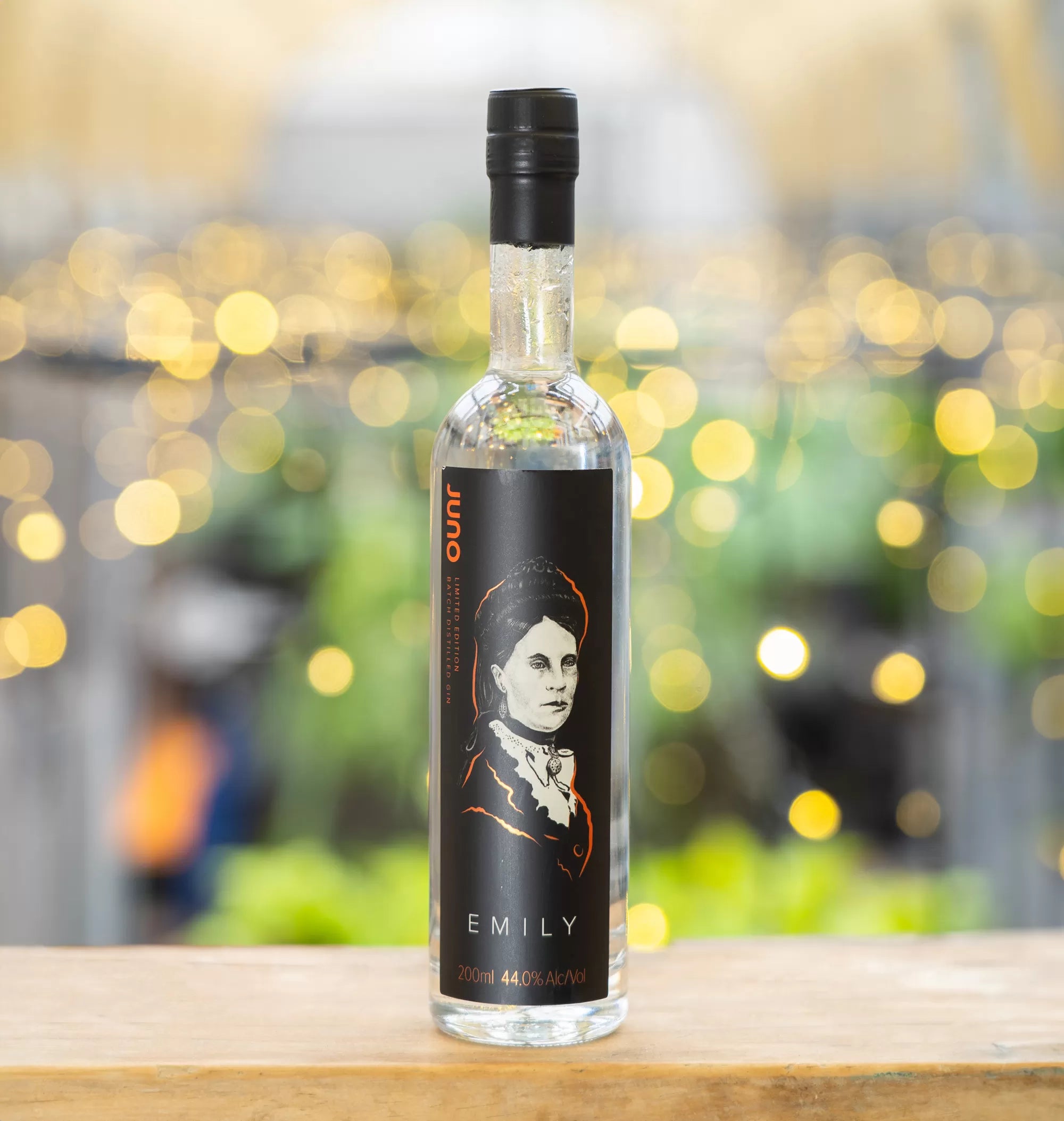 A lifestyle photograph of Emily Gin 200ml