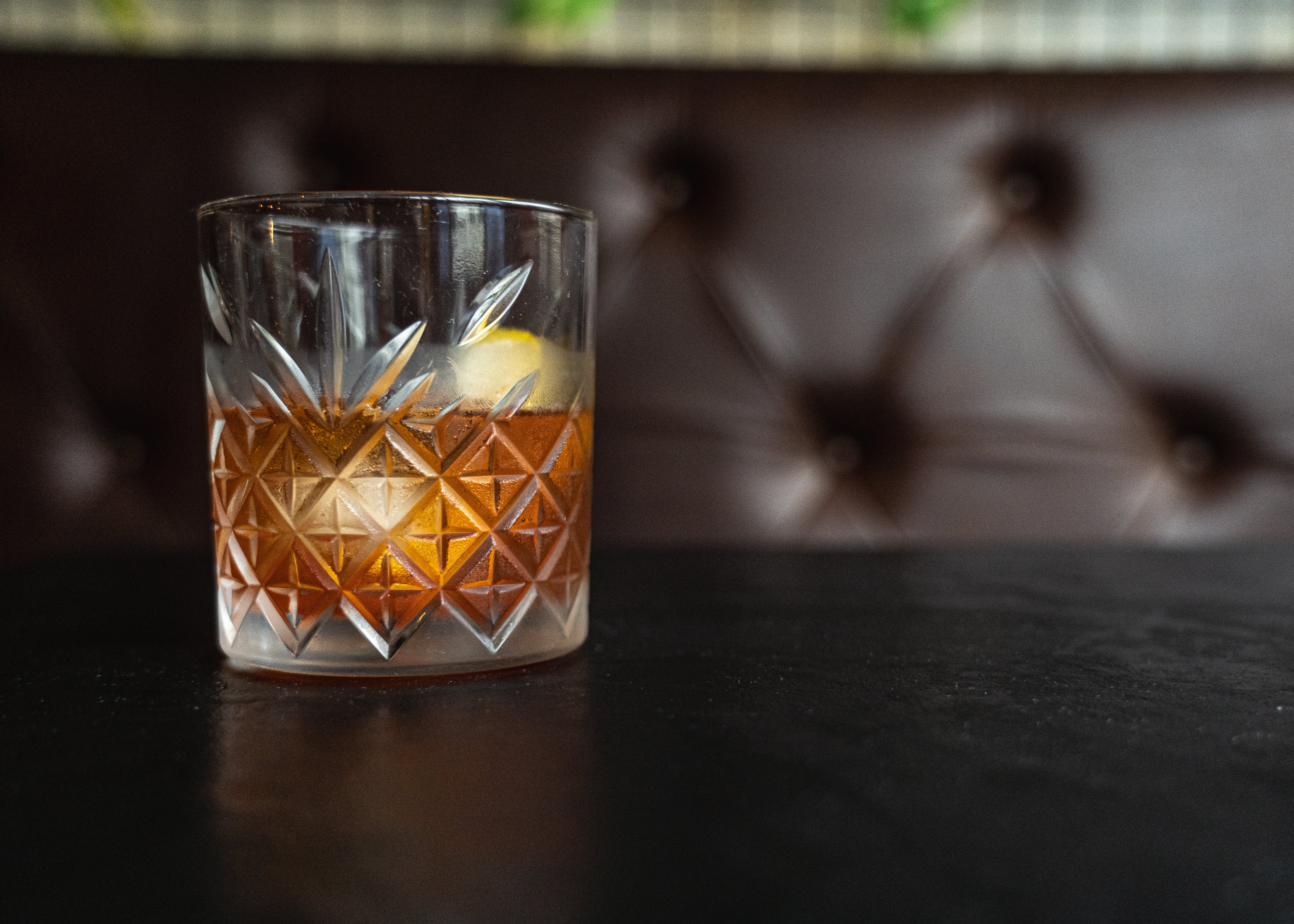 A lifestyle photograph of Styx Barrel-Aged Gin 700ml